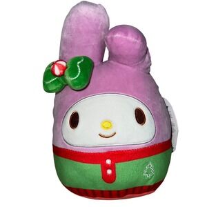 Sanrio My Melody Squishmallow Holiday Christmas Plush Toy New